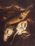 Giacomo Francesco Cipper Still life of fish and shellfish oil painting picture wholesale